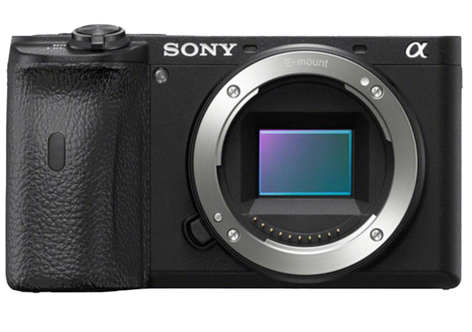 Front view of the Sony A7-C mirrorless camera