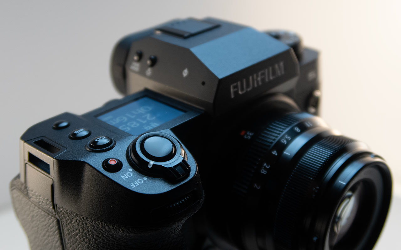Fujifilm X-H2S top view